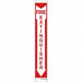 Safety Sign 24 in x 4 in Aluminum