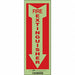 K2114 Safety Sign 14 in x 5 in Glow Vinyl