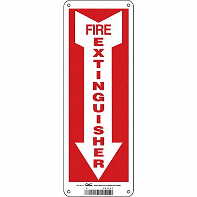 J7050 Safety Sign 14 in x 5 in Polyethylene