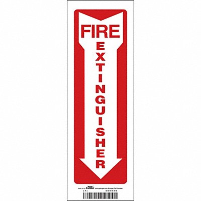 Safety Sign 12 in x 4 in Vinyl