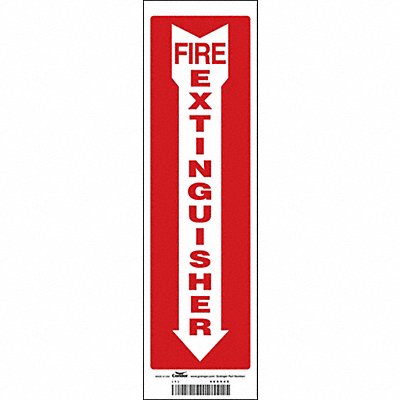 Safety Sign 14 in x 4 in Vinyl