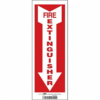 J7050 Safety Sign 14 in x 5 in Vinyl