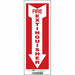 J7050 Safety Sign 14 in x 5 in Vinyl