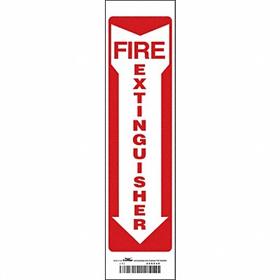 Safety Sign 14 in x 3 1/2 in Vinyl