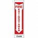 Safety Sign 14 in x 3 1/2 in Vinyl