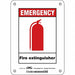 Safety Sign 7 in x 5 in Polyethylene