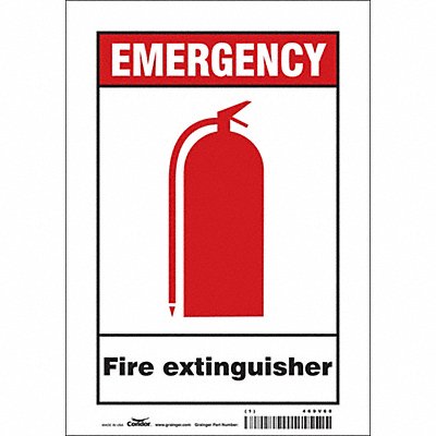 Safety Sign 10 in x 7 in Vinyl