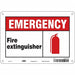 Safety Sign 7 in x 10 in Aluminum
