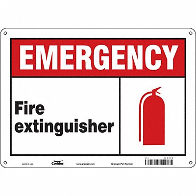 Safety Sign 10 in x 14 in Glow Vinyl
