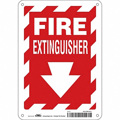 J7049 Safety Sign 10 in x 7 in Polyethylene