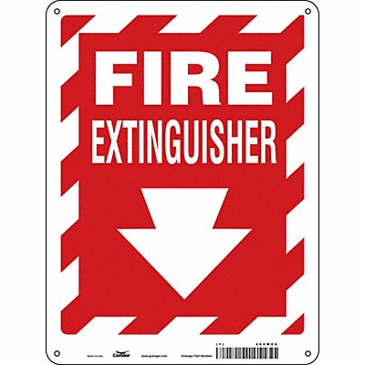 J7049 Safety Sign 12 in x 9 in Polyethylene