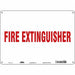 Safety Sign 10 in x 14 in Aluminum