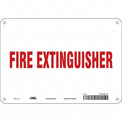Safety Sign 7 in x 10 in Polyethylene