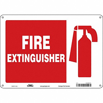Safety Sign 10 in x 14 in Polyethylene