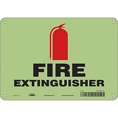 Safety Sign 7 in x 10 in Polyethylene
