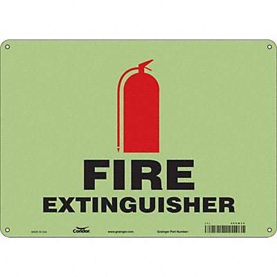 Safety Sign 10 in x 14 in Polyethylene