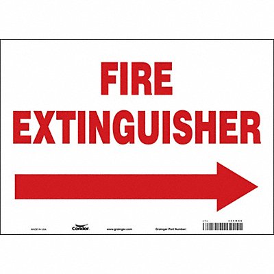 Safety Sign 10 in x 14 in Vinyl