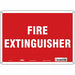 Safety Sign 10 in x 14 in Aluminum
