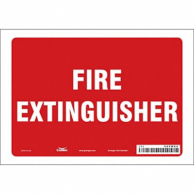 Safety Sign 7 in x 10 in Vinyl