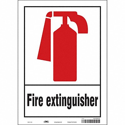 Safety Sign 14 in x 10 in Vinyl