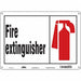 Safety Sign 10 in x 14 in Polyethylene