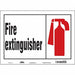 Safety Sign 10 in x 14 in Vinyl