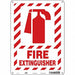 Safety Sign 14 in x 10 in Aluminum