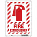 Safety Sign 10 in x 7 in Polyethylene