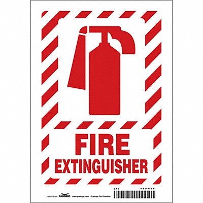 Safety Sign 10 in x 7 in Vinyl