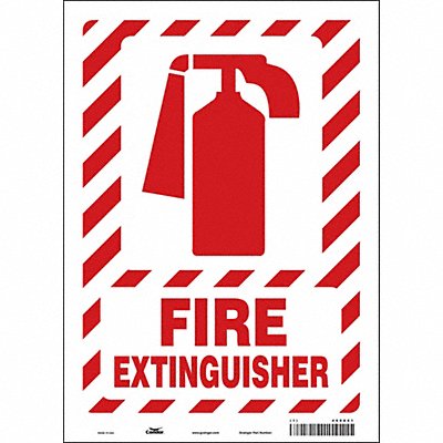 Safety Sign 14 in x 10 in Vinyl