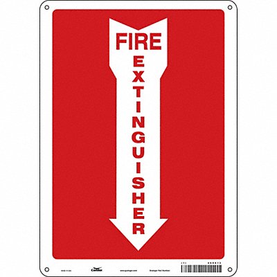 Safety Sign 14 in x 10 in Polyethylene