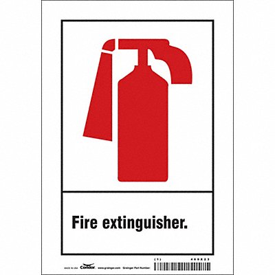 Safety Sign 10 in x 7 in Vinyl