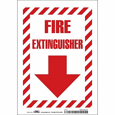 Safety Sign 10 in x 7 in Vinyl