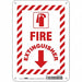 Safety Sign 10 in x 7 in Polyethylene