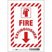 Safety Sign 10 in x 7 in Vinyl