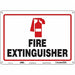Safety Sign 10 in x 14 in Polyethylene