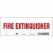 Safety Sign 3 1/2 in x 10 in Vinyl