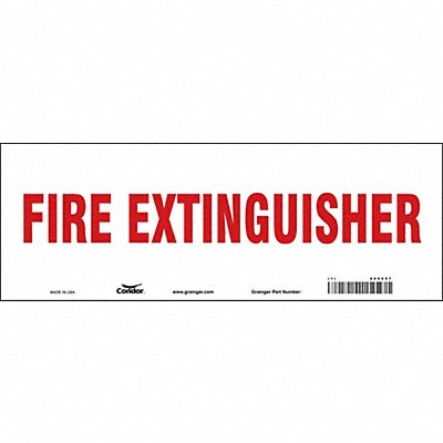 Safety Sign 5 in x 14 in Vinyl