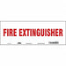 Safety Sign 5 in x 14 in Vinyl