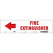 Safety Sign 3 1/2 in x 14 in Vinyl
