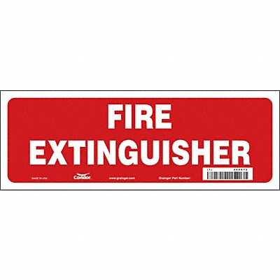 Safety Sign 5 in x 14 in Vinyl
