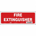 Safety Sign 5 in x 14 in Vinyl
