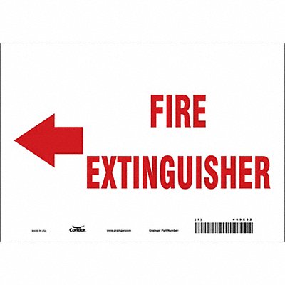 Safety Sign 7 in x 10 in Vinyl