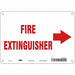 Safety Sign 7 in x 10 in Aluminum