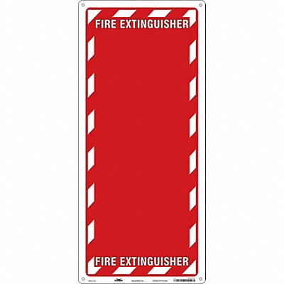 Safety Sign 29 in x 13 in Polyethylene