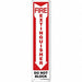 Safety Sign 18 in x 4 in Polyethylene