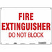 Safety Sign 10 in x 14 in Aluminum