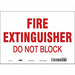 Safety Sign 7 in x 10 in Vinyl