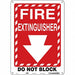 Safety Sign 14 in x 10 in Aluminum