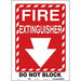 Safety Sign 14 in x 10 in Vinyl